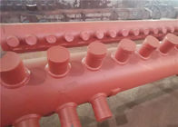 ที่มีประสิทธิภาพสูง ASME Alloy Steel Boiler Manifold Header พร้อมฝาครอบหัวท่อ