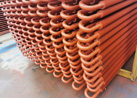 Double HT Extruded Economizer Air Heater Tube อะลูมิเนียม Fin