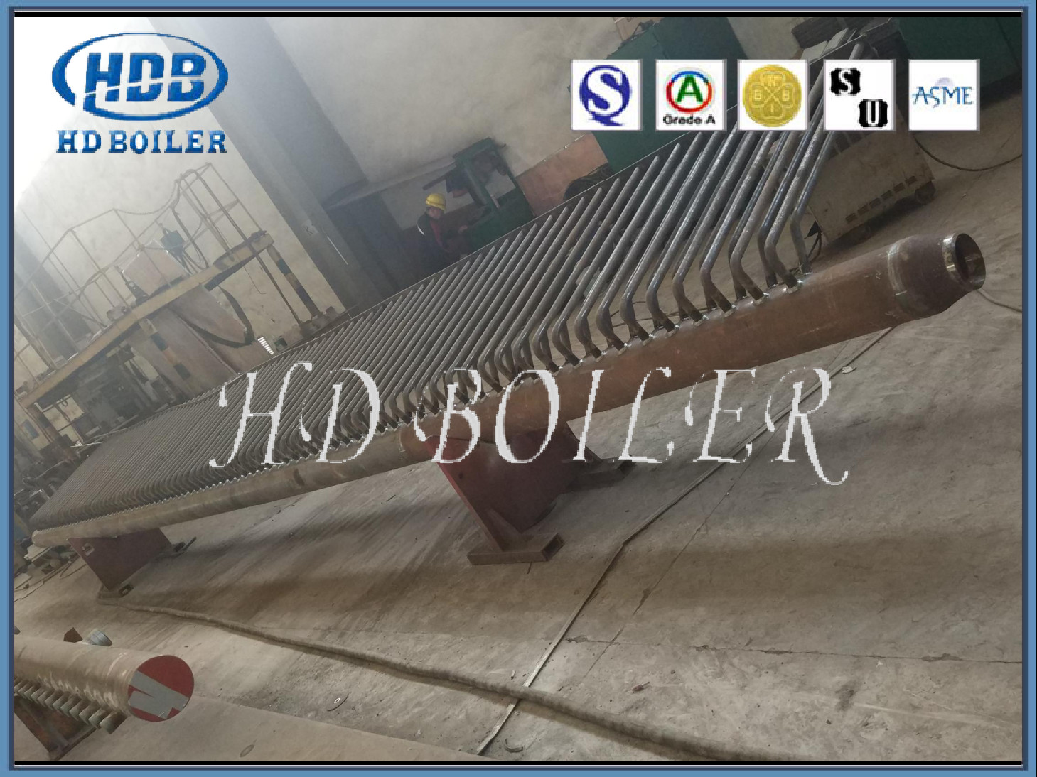 Power Station Boiler Manifold Headers ชิ้นส่วนหม้อไอน้ำสแตนเลส