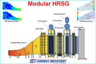 5T -130T ความร้อนเหลือทิ้ง HRSG Heat Recovery Steam Generator หม้อไอน้ำท่อน้ำ